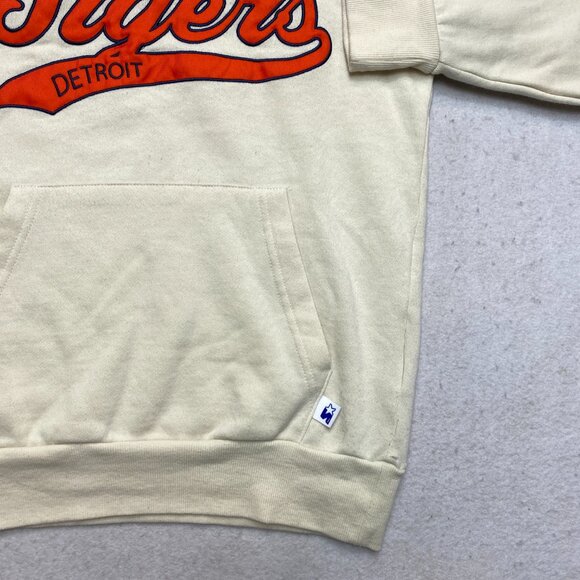 Detroit Tigers Hoodie Mens XS Multicolor MLB Stitches Big Logo Pullover - Picture 4 of 11